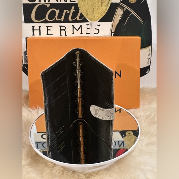 Louis Vuitton Monogram Mini lin Denim Agenda PM - Picture 7 of 9